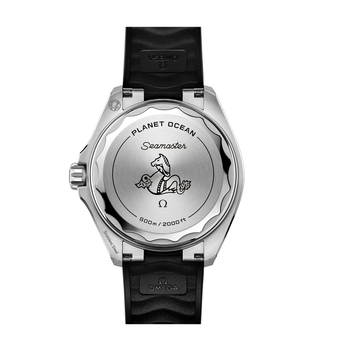 OMEGA - Seamaster Planet Ocean 600M - 217.32.42.21.01.002 – Automatikwerk – schwarz, blau - 42 mm - Herrenuhr mit Gehäuseboden aus Titan