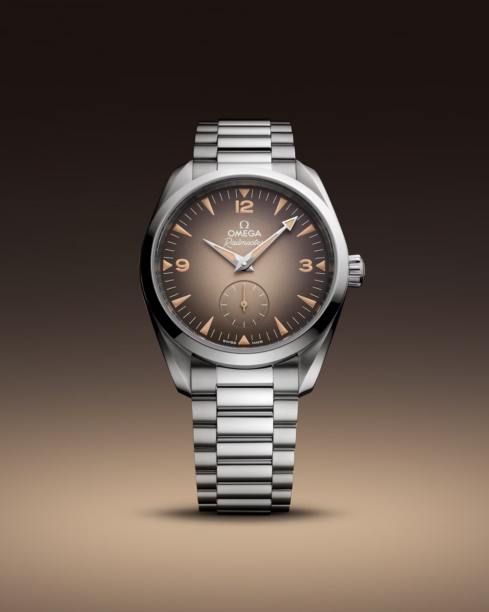OMEGA - Seamaster Railmaster - 235.10.38.20.13.001 – Automatikwerk – braun - 38 mm - Herrenuhr bei Juwelier Krebber in Mönchengladbach