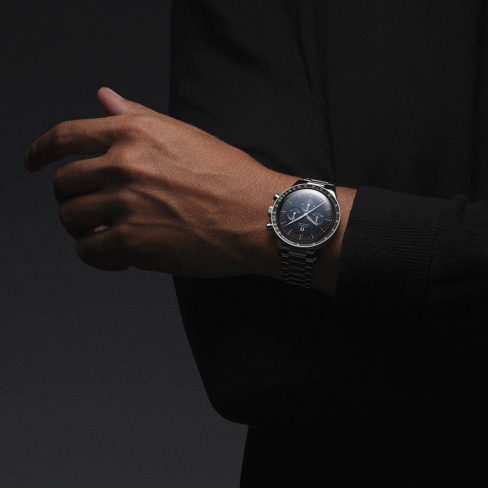 OMEGA - Speedmaster First OMEGA in Space - 310.30.40.50.06.001 – Handaufzugswerk – blaugrau - 39,7 mm - Herrenuhr