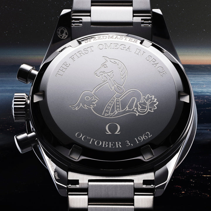 OMEGA - Speedmaster First OMEGA in Space - 310.30.40.50.06.001 – Handaufzugswerk – blaugrau - 39,7 mm - Herrenuhr
