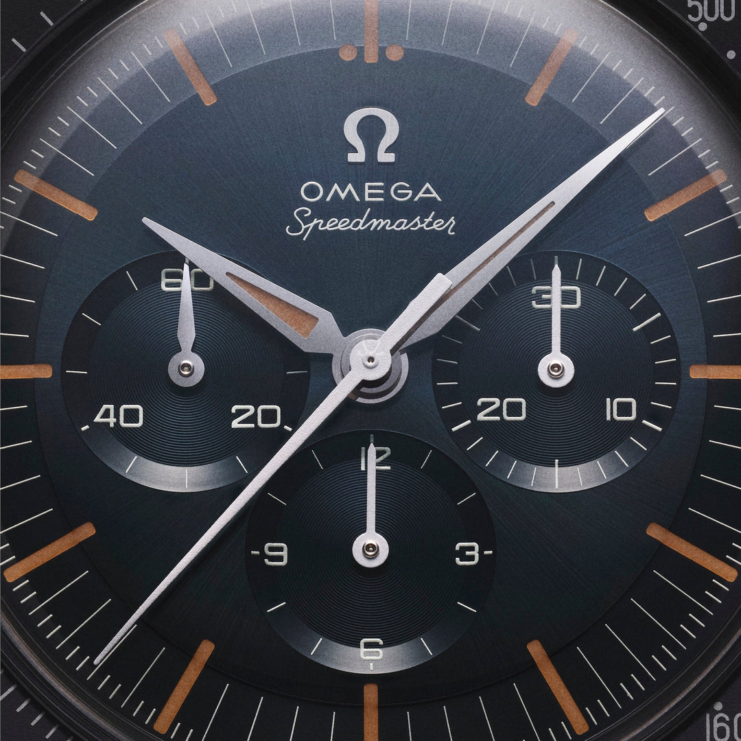 OMEGA - Speedmaster First OMEGA in Space - 310.30.40.50.06.001 – Handaufzugswerk – blaugrau - 39,7 mm - Herrenuhr in blaugrau