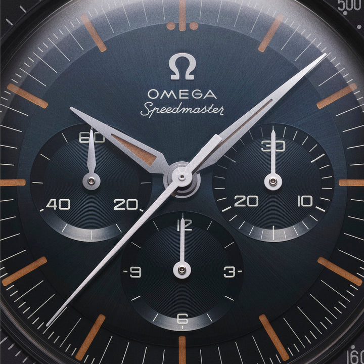 OMEGA - Speedmaster First OMEGA in Space - 310.30.40.50.06.001 – Handaufzugswerk – blaugrau - 39,7 mm - Herrenuhr in blaugrau