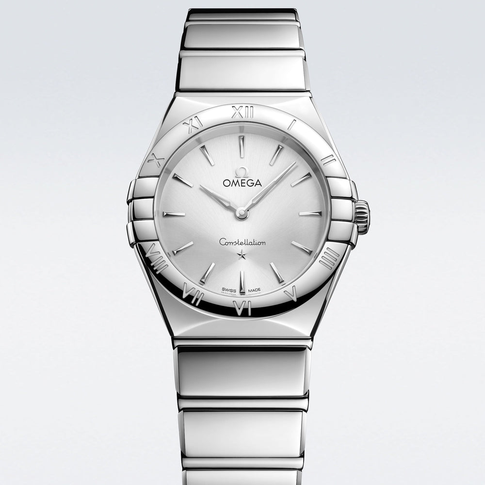 OMEGA - Constellation - 131.10.28.60.02.002 – Quarzwerk – silber - 28 mm - Damenuhr bei Juwelier Krebber in Mönchenngladbach