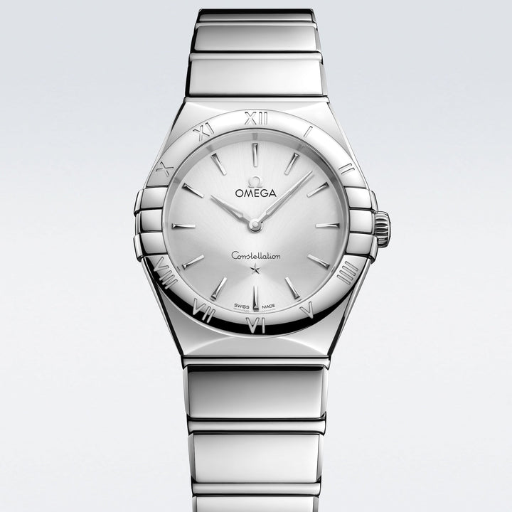 OMEGA - Constellation - 131.10.28.60.02.002 – Quarzwerk – silber - 28 mm - Damenuhr bei Juwelier Krebber in Mönchenngladbach