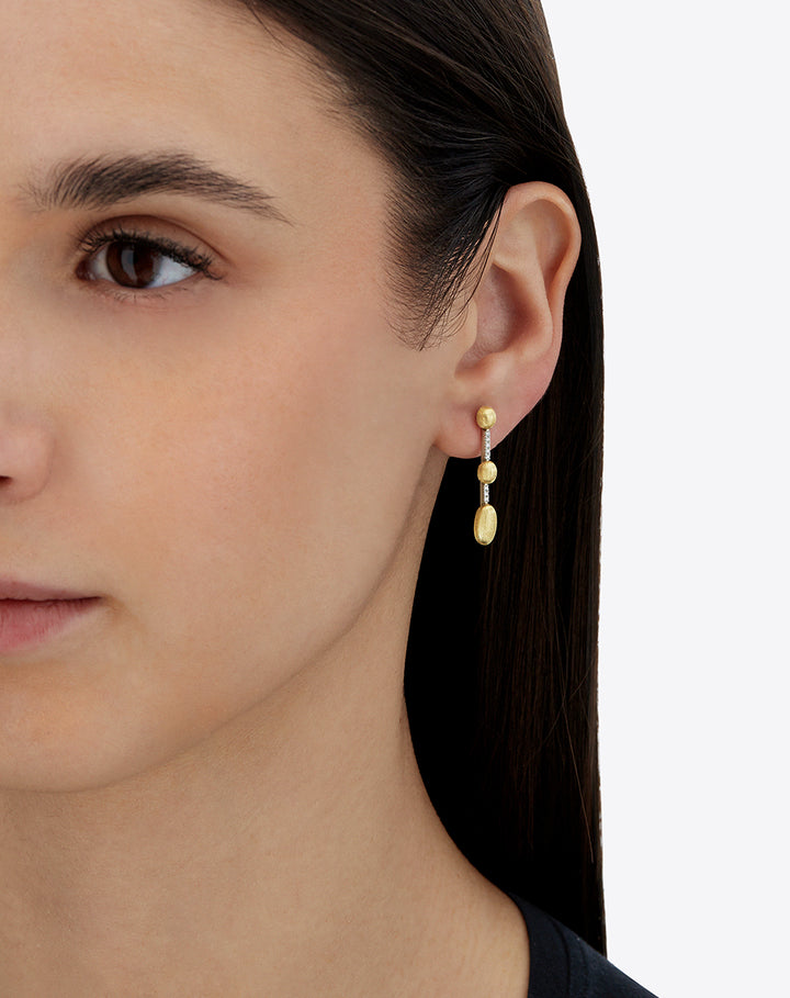 Nanis - Ohrhänger Dancing Élite - OS1-589 - Gelbgold, Diamanten - Ohrschmuck für Damen