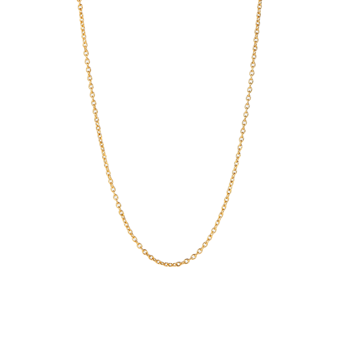 Collierkette aus der OLC Kollektion. Ankerkette aus 750/-Gelbgold in 80cm verkürzbar auf 50cm