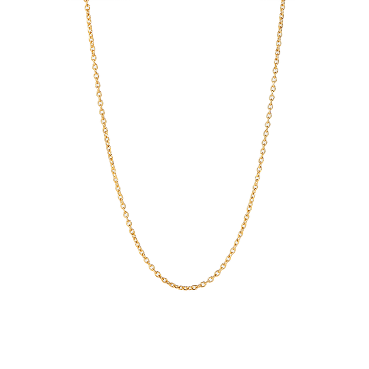 Collierkette aus der OLC Kollektion. Ankerkette aus 750/-Gelbgold in 80cm verkürzbar auf 50cm