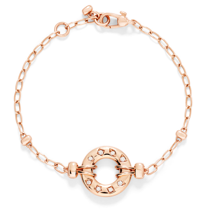 Pomellato - Iconica Armband – PBC6040_O7000_DB000– Roségold – Diamanten - Armband für Damen