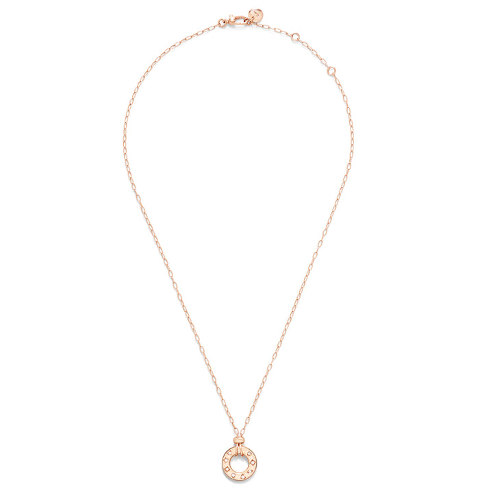 Pomellato - Iconica Halskette mit Anhänger – PCC6040_O7000_DB000 – Roségold – Diamanten - Halskette für Damen bei Juwelier Krebber