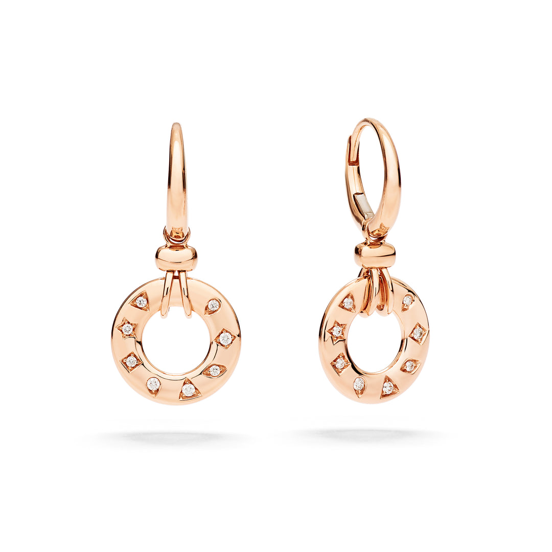 Pomellato - Iconica Ohrringe – POC6040_O7000_DB000 – Roségold – Diamanten - Ohrringe für Damen