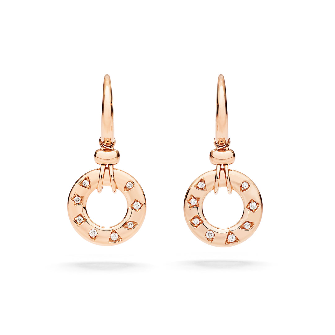 Pomellato - Iconica Ohrringe – POC6040_O7000_DB000 – Roségold – Diamanten - Ohrringe für Damen bei Juwelier Krebber