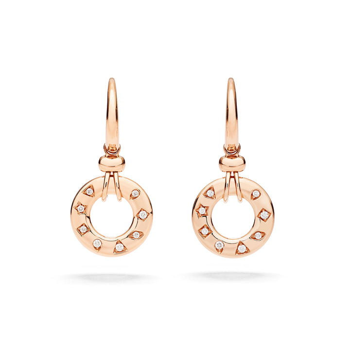 Pomellato - Iconica Ohrringe – POC6040_O7000_DB000 – Roségold – Diamanten - Ohrringe für Damen bei Juwelier Krebber