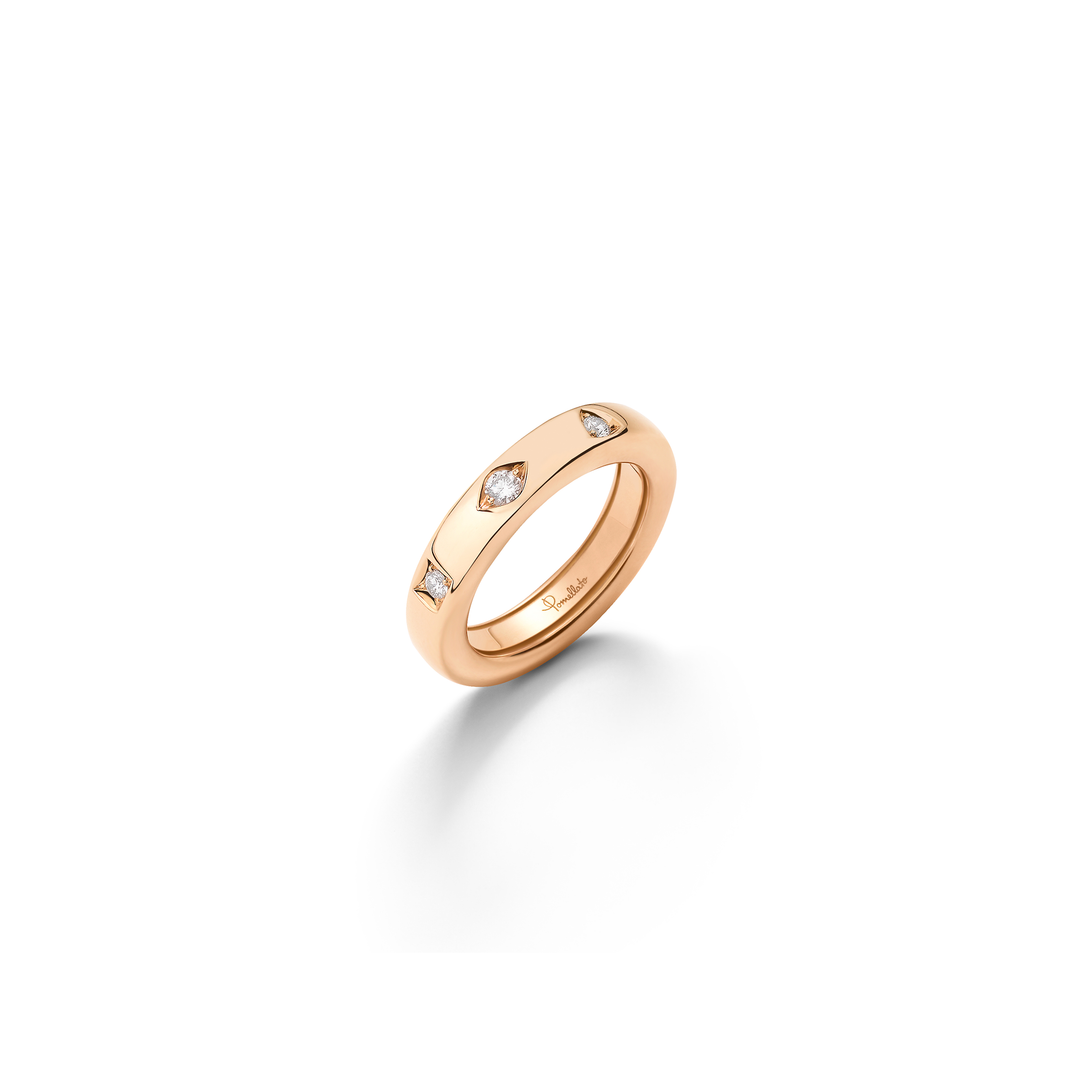 Pomeallto Iconica – PAC4005_O7000_0000 – Roségold – Diamanten - Damenring