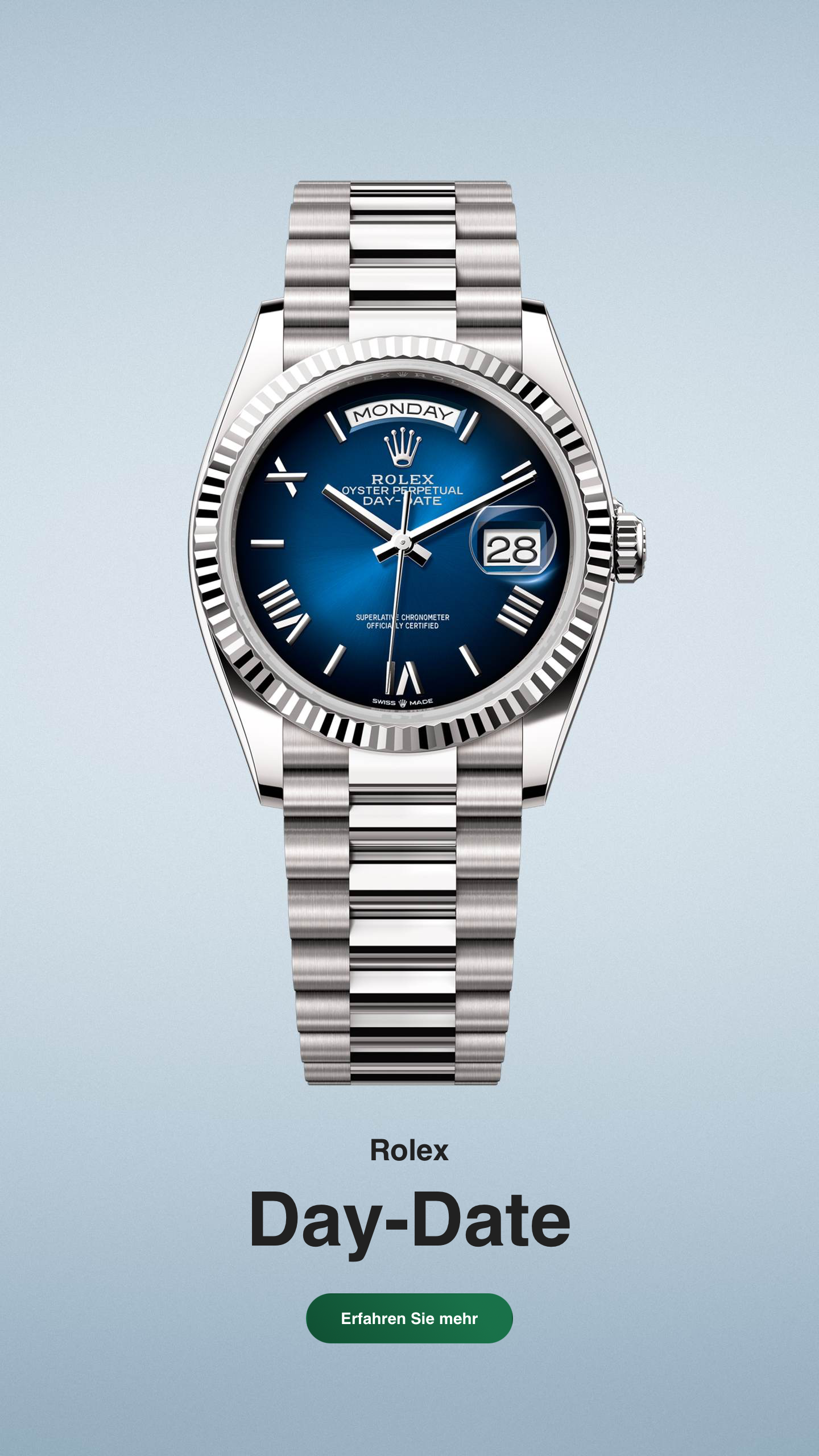 Rolex Day-Date bei Juwelier Krebber in Mönchengladbach 