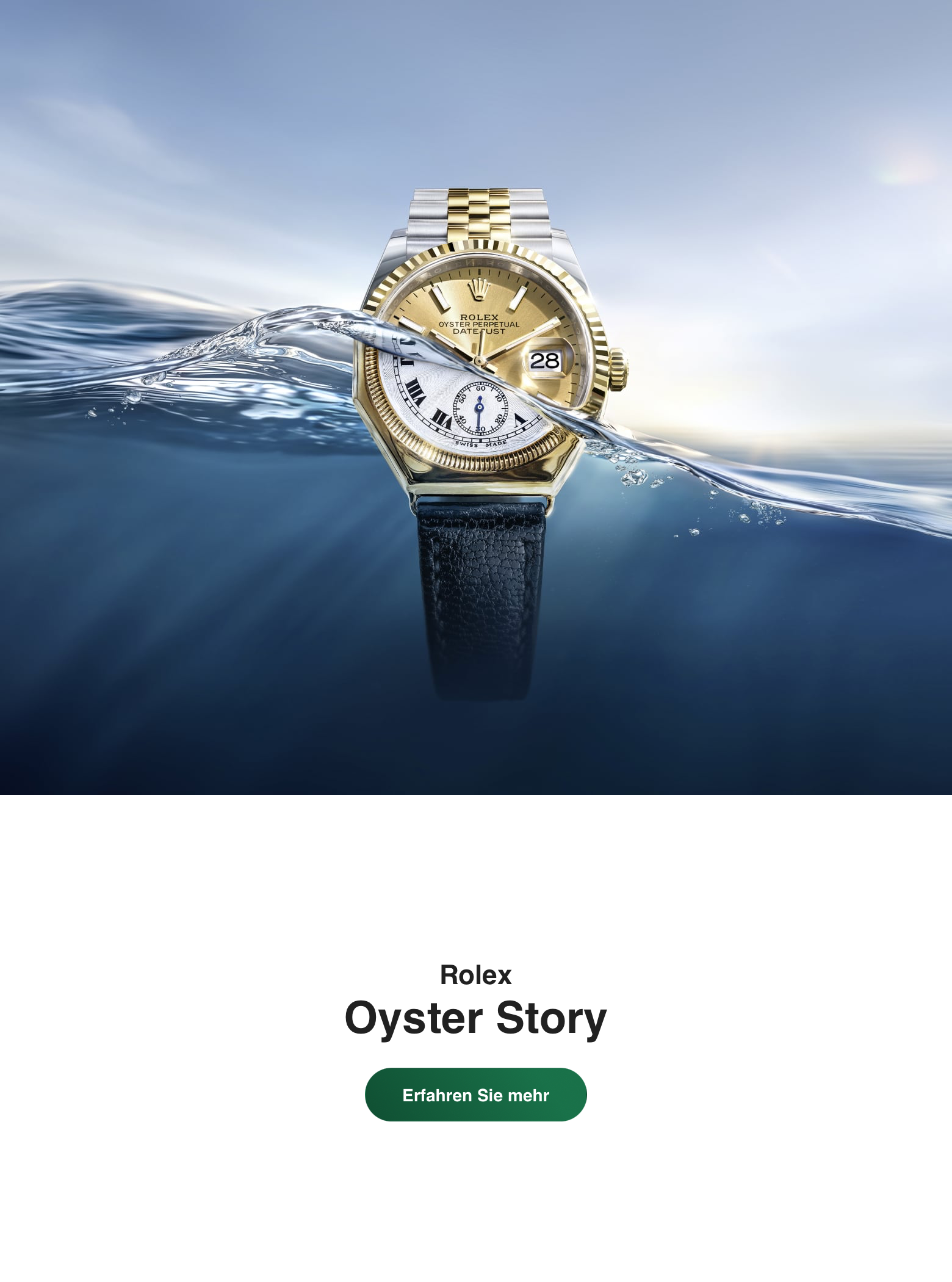 Rolex Oyster Story bei Juwelier Krebber in Mönchengladbach