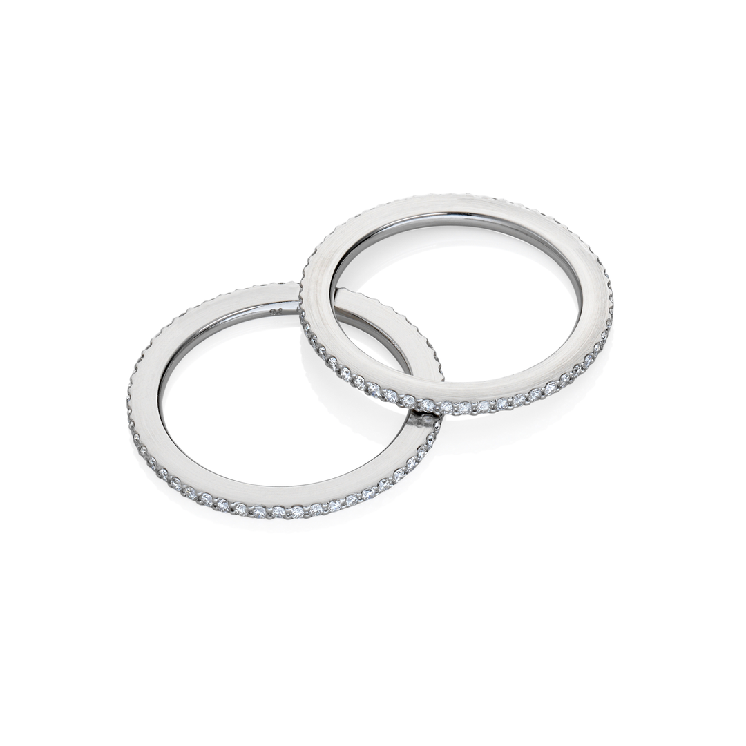 Schmuckwerk ALPEN Memoire Ring - GT 705 PT - Platin - Beisteckring für Damen bei Juwelier Krebber