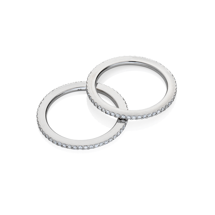 Schmuckwerk ALPEN Memoire Ring - GT 705 PT - Platin - Beisteckring für Damen bei Juwelier Krebber