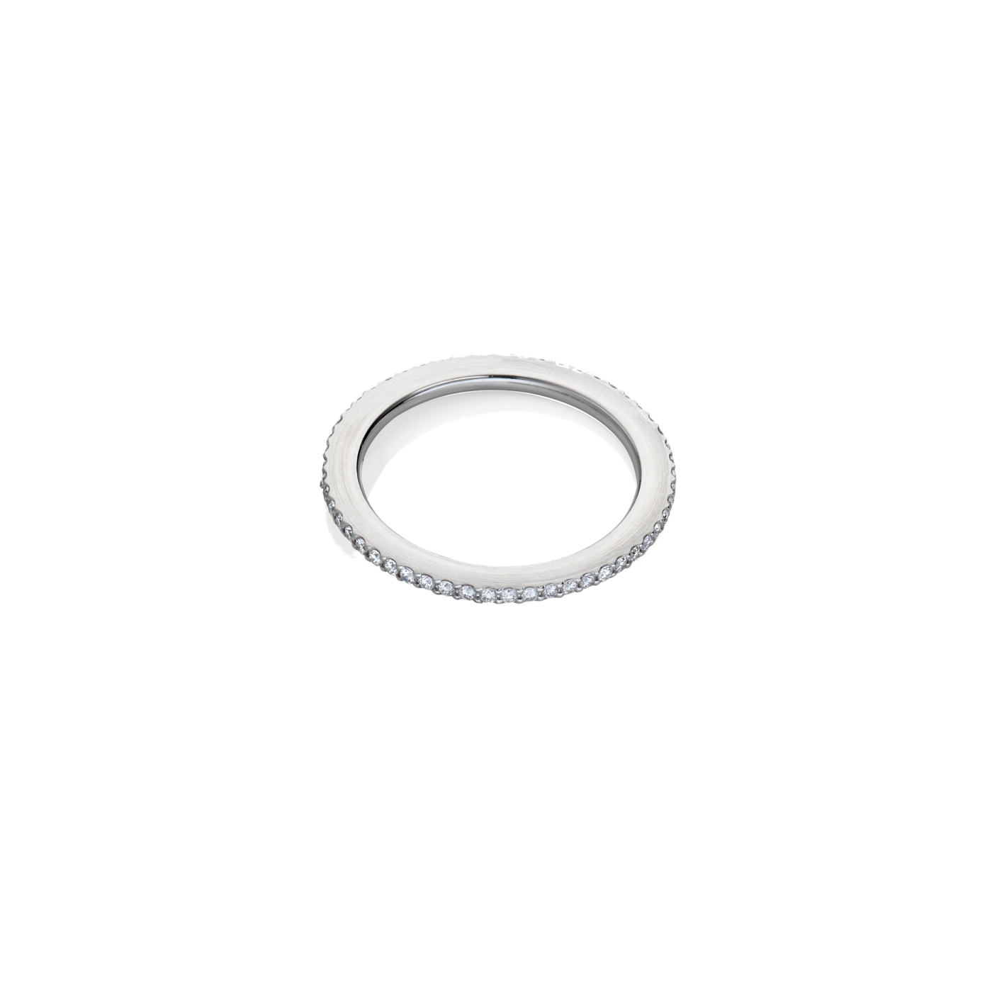 Schmuckwerk Memoire Ring aus Platin und Brillanten