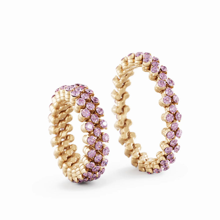 Serafino Consoli - Brevetto Multisize Ring 3R – RMS 3F 2 RG PS – Roségold – pinke Saphire - Damenring