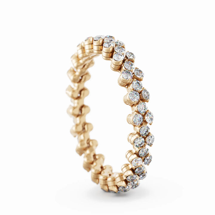 Serafino Consoli - Brevetto Multisize Ring 3R – RMS 3F 2 RG WD – Roségold – Diamanten - Damenring Multisize