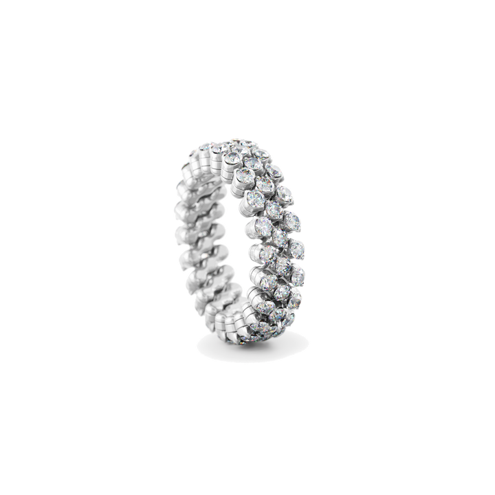 Serafino Consoli Ring RMS 3F2 WG WD aus Weißgold und Diamanten