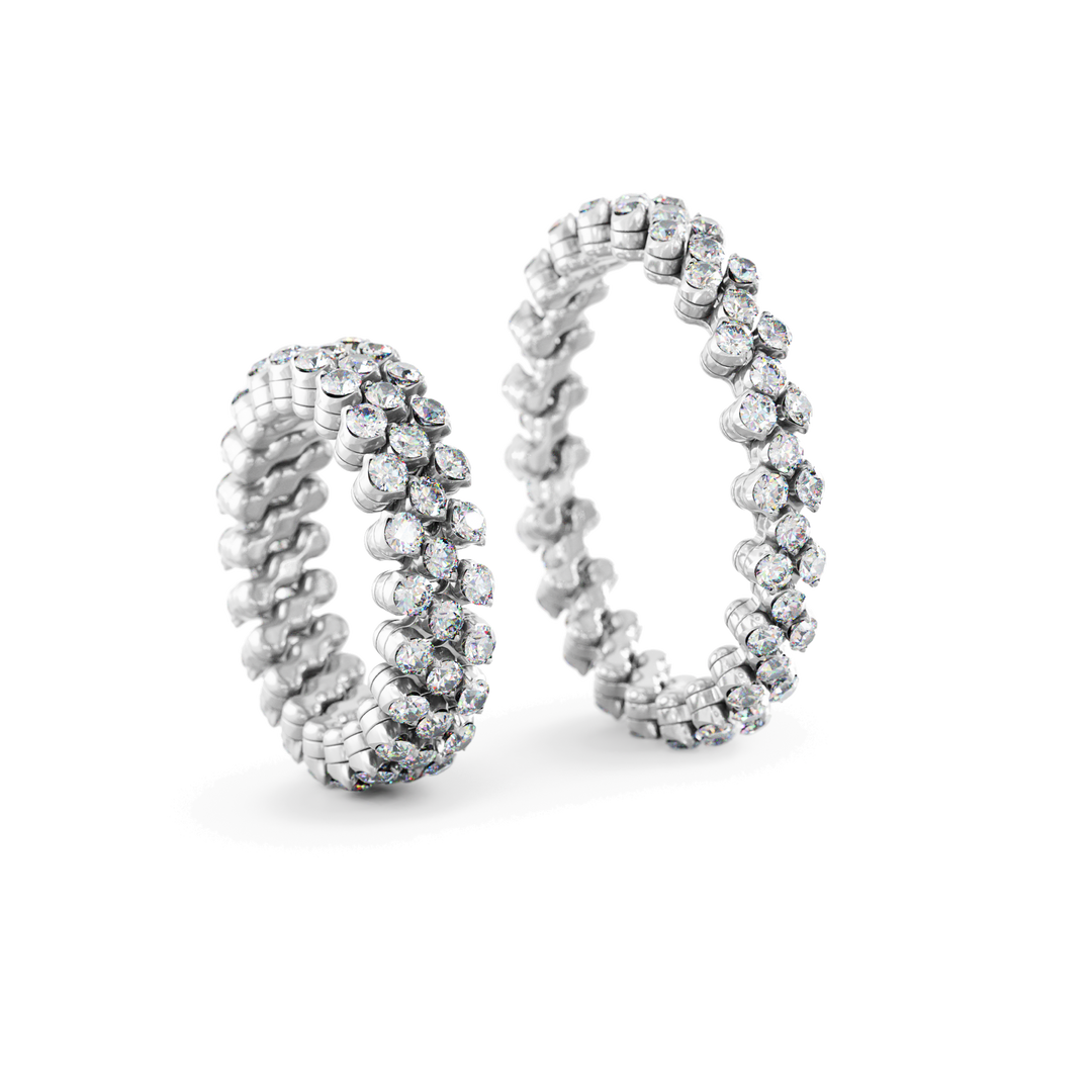 Serafino Consoli Ring RMS 3F2 WG WD aus Weißgold und Diamanten