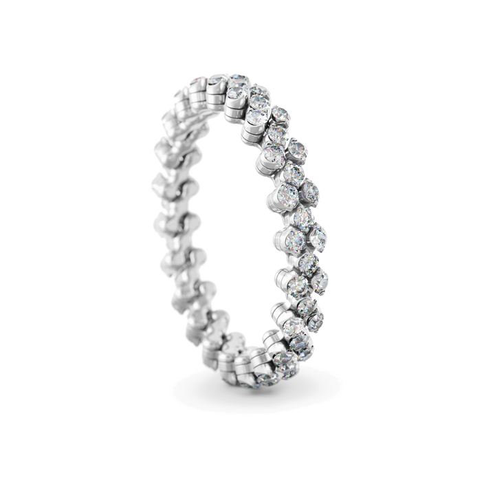 Serafino Consoli Ring RMS 3F2 WG WD aus Weißgold und Diamanten
