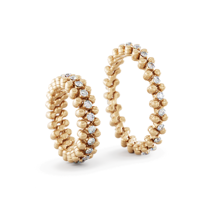 Serafino Consoli Ring Brevetto MultiSize RSM 3M2 RG WG aus Roségold und Diamanten