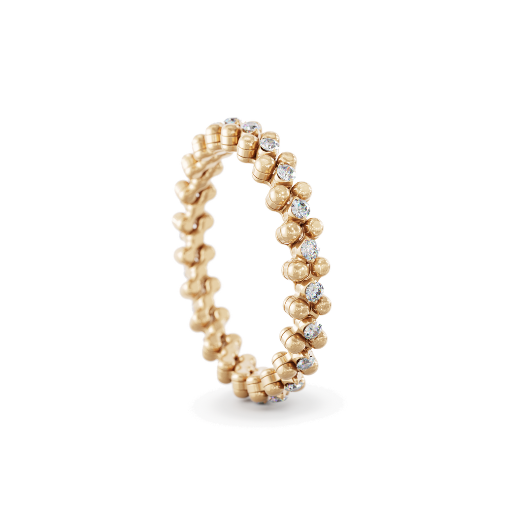 Serafino Consoli Ring Brevetto MultiSize RSM 3M2 RG WG aus Roségold und Diamanten