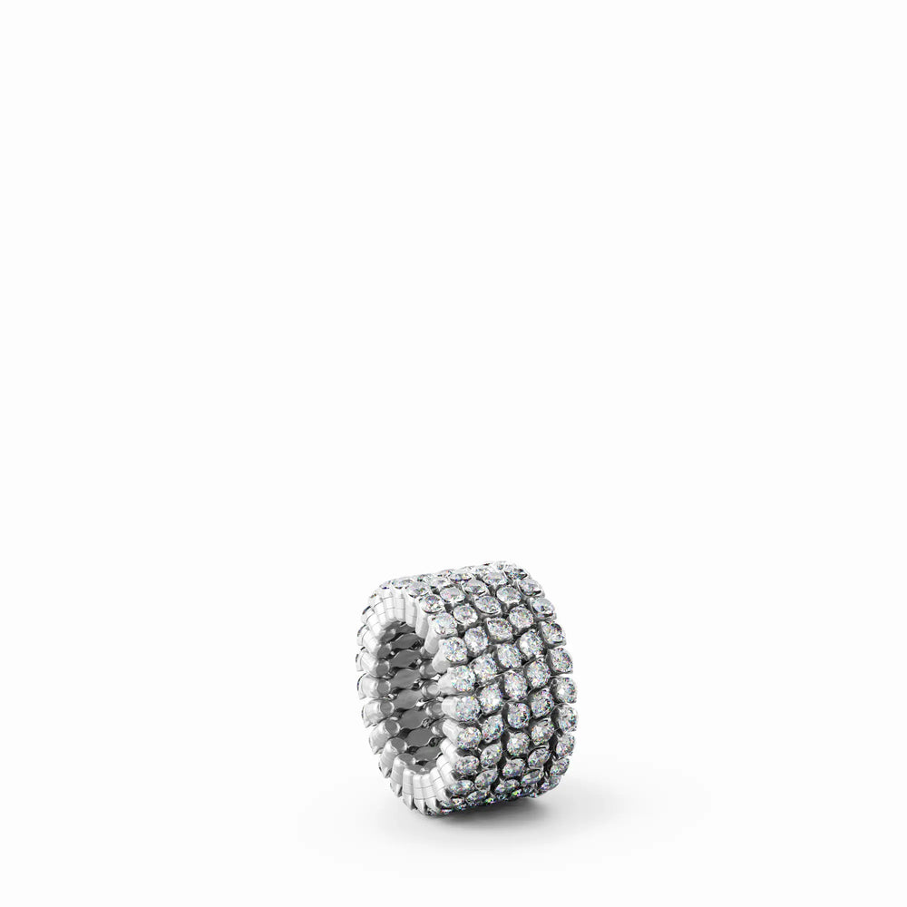 Serafino Conosli Brevetto Multi Size Ring – S.RB_5F4_WG_WD – Weißgold – Diamanten - Damenring 