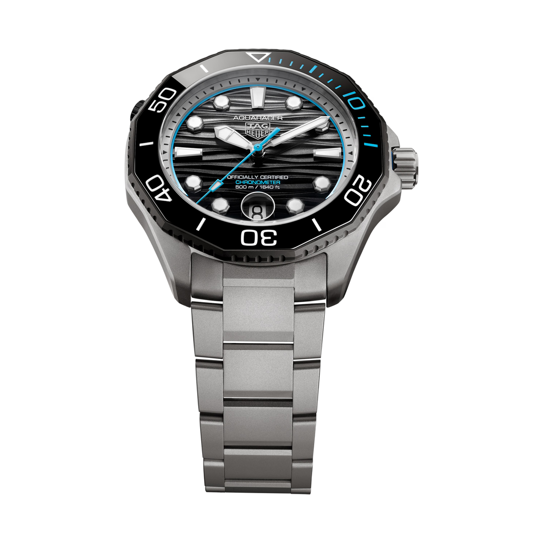 TAG Heuer - Aquaracer Professional 500 Date Limited Edition - WBP5182.BF0010 – Automatikwerk – schwarz - 42 mm - Herrenuhr bei Juwelier Krebber in Mönchengladbach