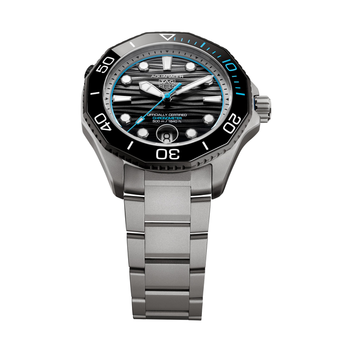 TAG Heuer - Aquaracer Professional 500 Date Limited Edition - WBP5182.BF0010 – Automatikwerk – schwarz - 42 mm - Herrenuhr bei Juwelier Krebber in Mönchengladbach