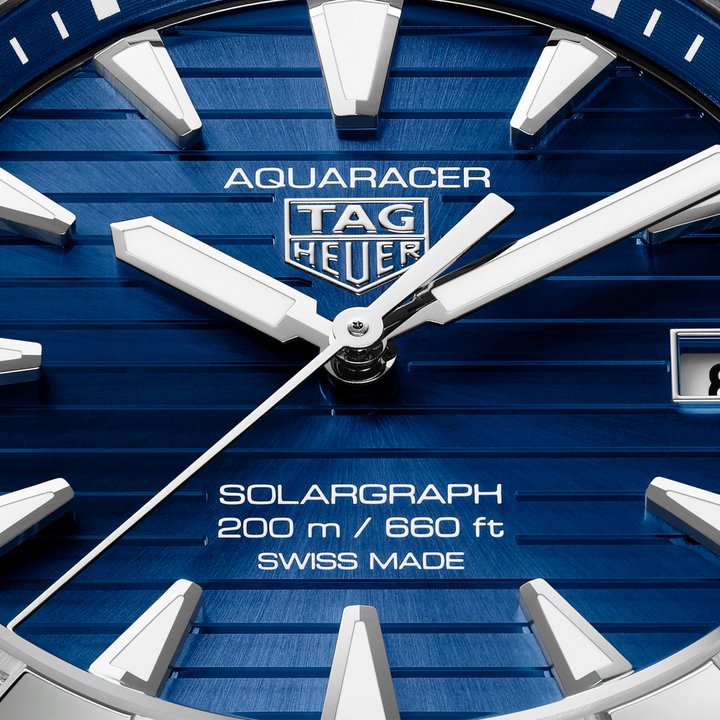 TAG Heuer - Aquaracer Professional 200 Solargraph - WBP1117.BA0047 – Quarzwerk – blau - 40 mm - Herrenuhr in Mönchengladbach