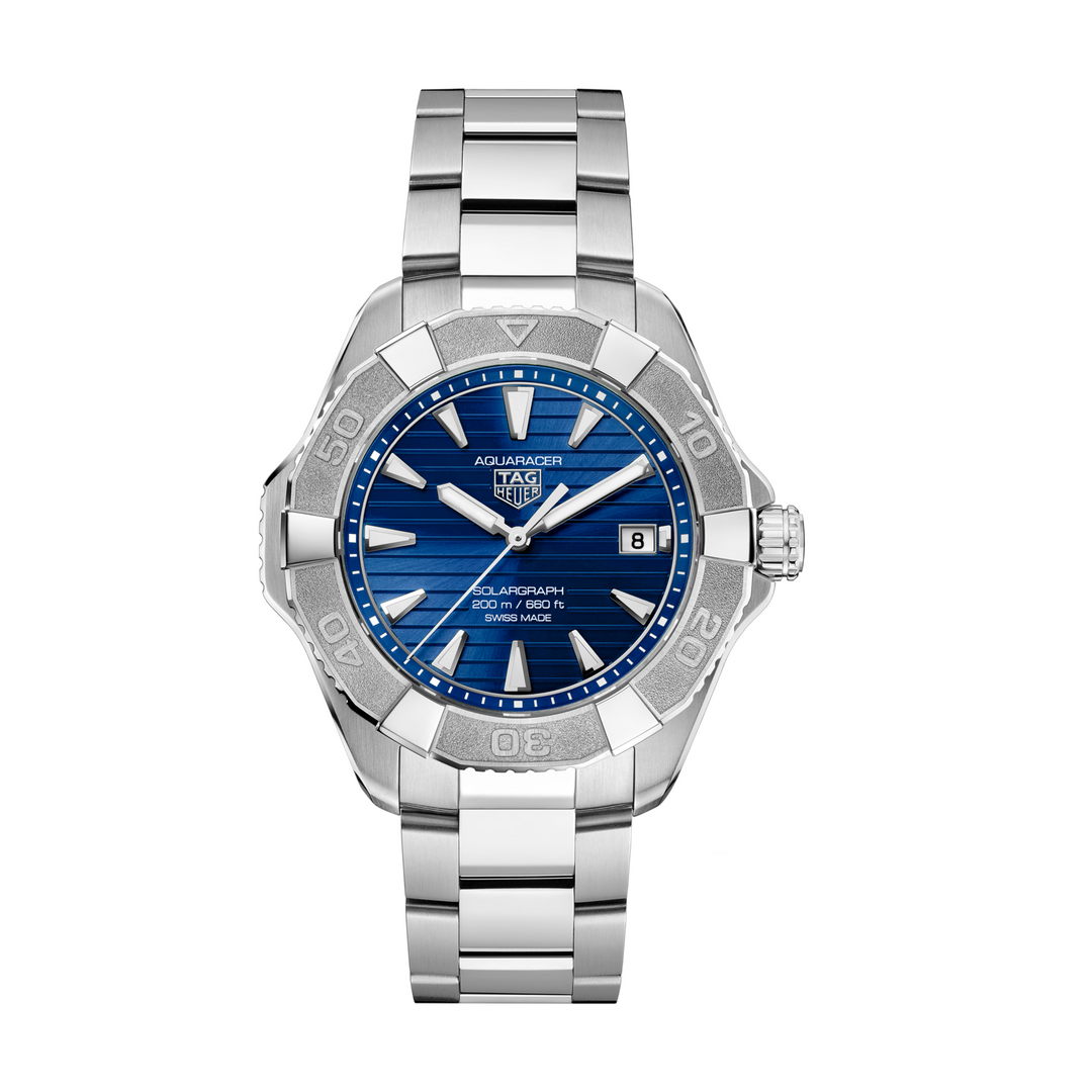 TAG Heuer - Aquaracer Professional 200 Solargraph - WBP1117.BA0047 – Quarzwerk – blau - 40 mm - Herrenuhr