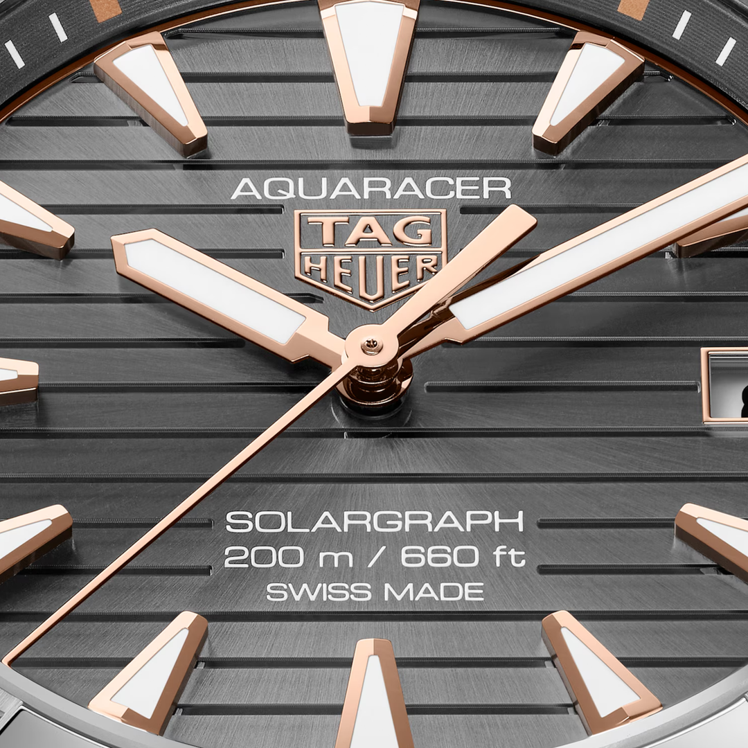 TAG Heuer - Aquaracer Professional 200 Solargraph - WBP1190.BZ0003 – Quarzwerk – grau - 40 mm - Herrenuhr in grau