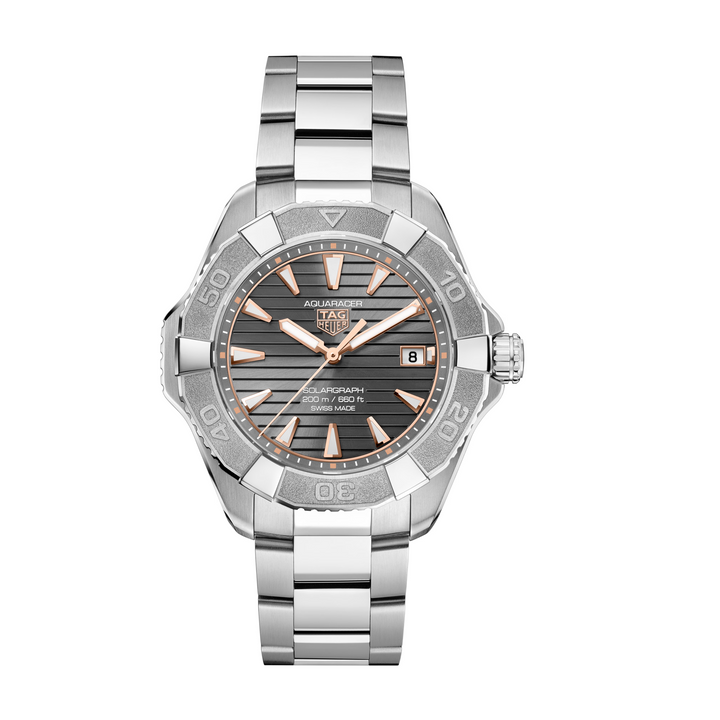 TAG Heuer - Aquaracer Professional 200 Solargraph - WBP1190.BZ0003 – Quarzwerk – grau - 40 mm - Herrenuhr