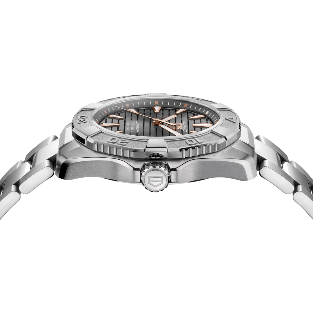 TAG Heuer - Aquaracer Professional 200 Solargraph - WBP1190.BZ0003 – Quarzwerk – grau - 40 mm - Herrenuhr in Mönchengladbach kaufen