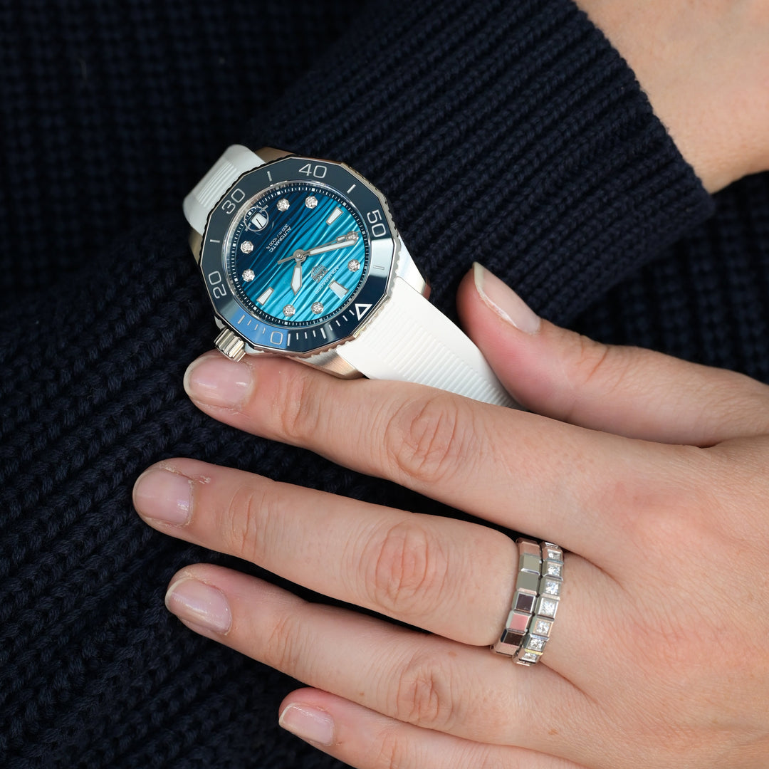 TAG Heuer Aquaracer Professional 300 – WBP231N.FT6234 - Automatikwerk – Blau - 36 mm - Damenuhr