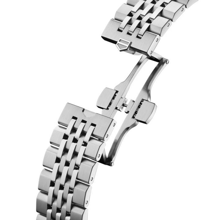 TAG Heuer - Carrera- Astronomer -WBX2110.BA0044 – Automatikwerk – schwarz, silber - 39 mm - Herrenuhr mit Doppelfaltschließe