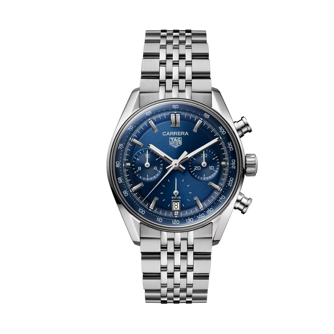 TAG Heuer Carrera Chronograph - CBS2212.BA0048 – Automatik-Chronographenwerk – blau - 39 mm - Herren