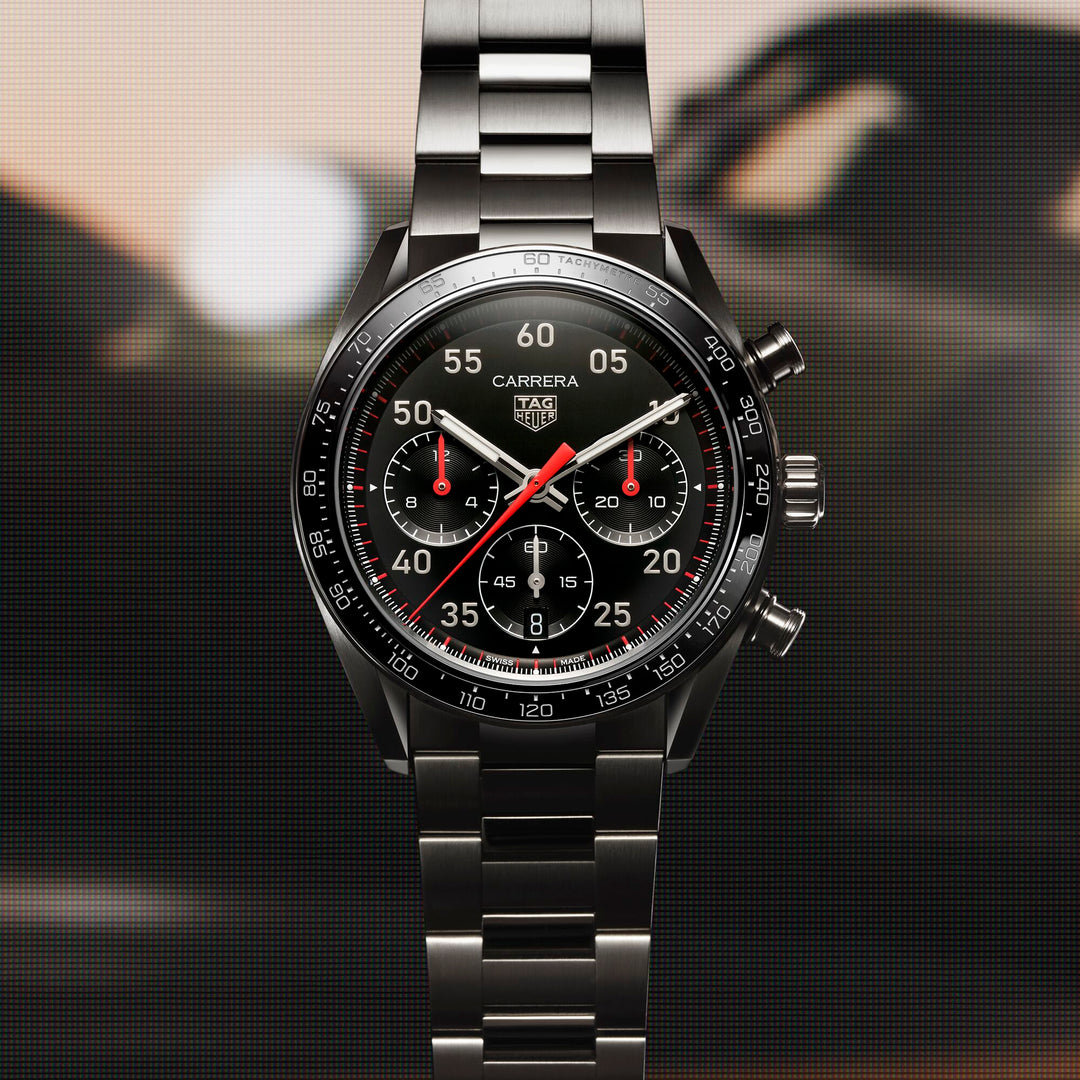 TAG Heuer - Carrera Chronograph Sport - CDB2110.BA0054 – Automatikwerk – schwarz - 42 mm - Herrenuhr bei Juwelier Krebber in Mönchengladbach