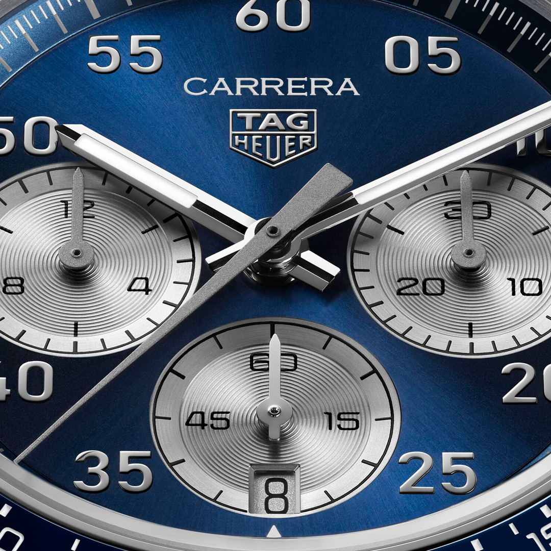 TAG Heuer - Carrera Chronograph Sport - CDB2111.BA0054 – Automatikwerk – blau - 42 mm - Herrenuhr mit Chronograph