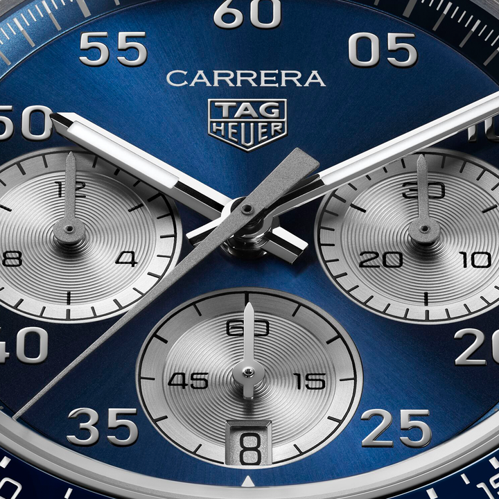 TAG Heuer - Carrera Chronograph Sport - CDB2111.BA0054 – Automatikwerk – blau - 42 mm - Herrenuhr mit Chronograph