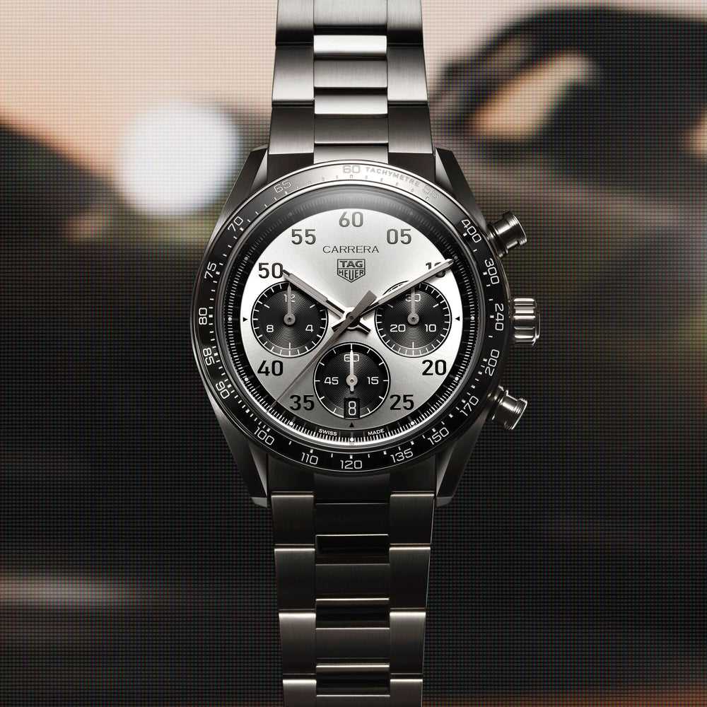 TAG Heuer - Carrera Chronograph Sport - CDB2113.BA0054 – Automatikwerk – silber, schwarz - 42 mm - Herrenuhr bei Juwelier Krebber