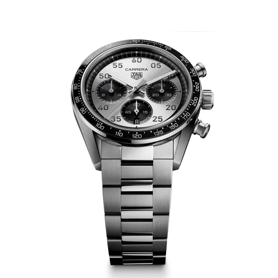 TAG Heuer - Carrera Chronograph Sport - CDB2113.BA0054 – Automatikwerk – silber, schwarz - 42 mm - Herrenuhr mit "Panda"-Zifferblatt