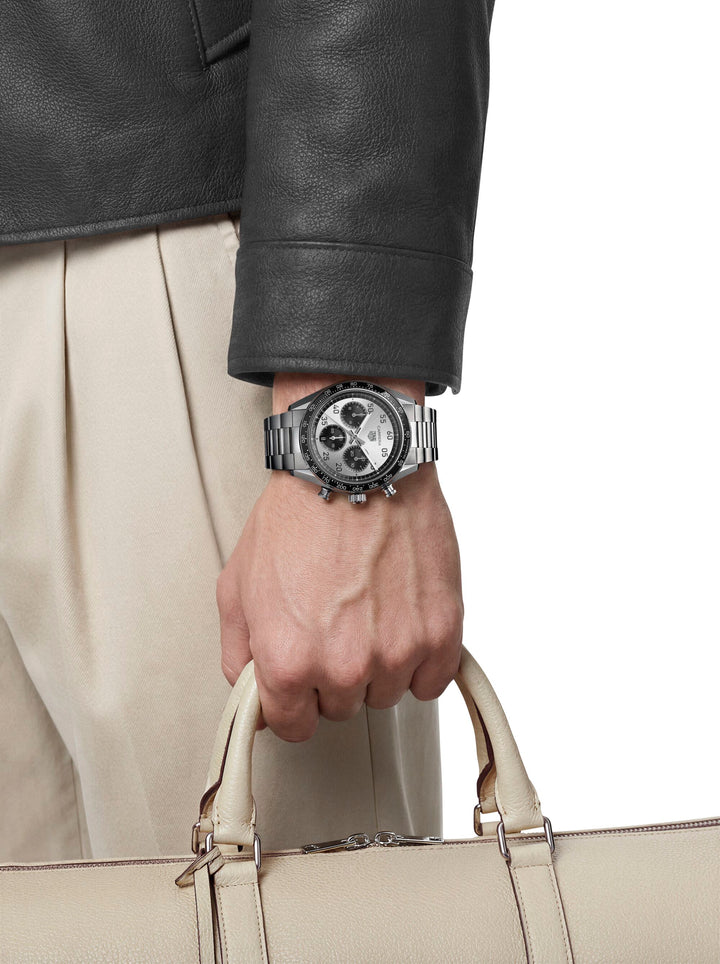 TAG Heuer - Carrera Chronograph Sport - CDB2113.BA0054 – Automatikwerk – silber, schwarz - 42 mm - Herrenuhr 