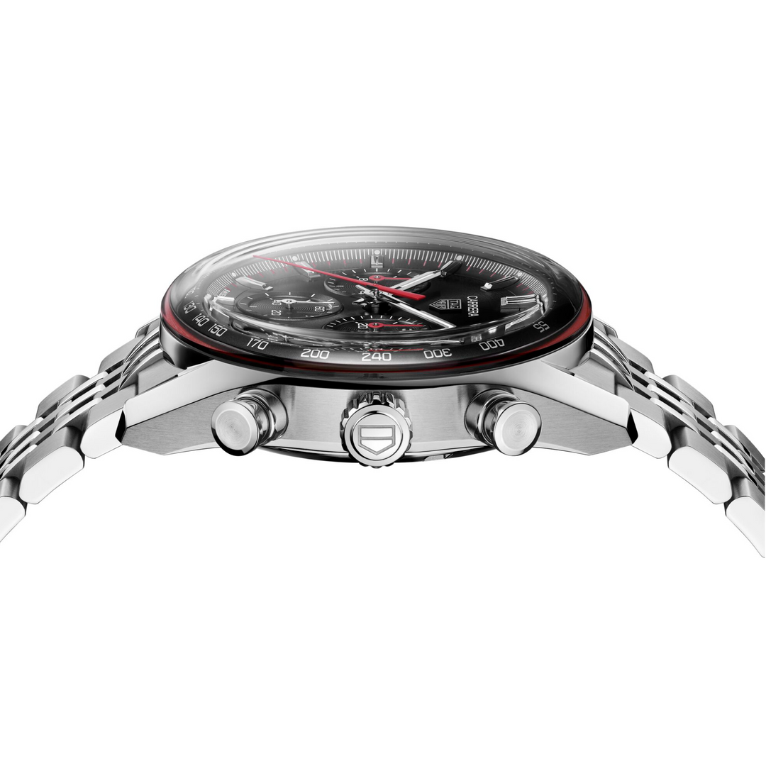 TAG Heuer - Carrera Chronograph - CBS2114.BA0053 – Automatikwerk – schwarz - 41 mm - Herrenuhr aus Edelstal´hl