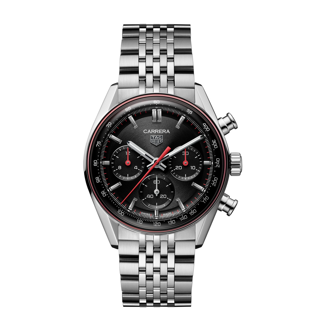 TAG Heuer - Carrera Chronograph - CBS2114.BA0053 – Automatikwerk – schwarz - 41 mm - Herrenuhr