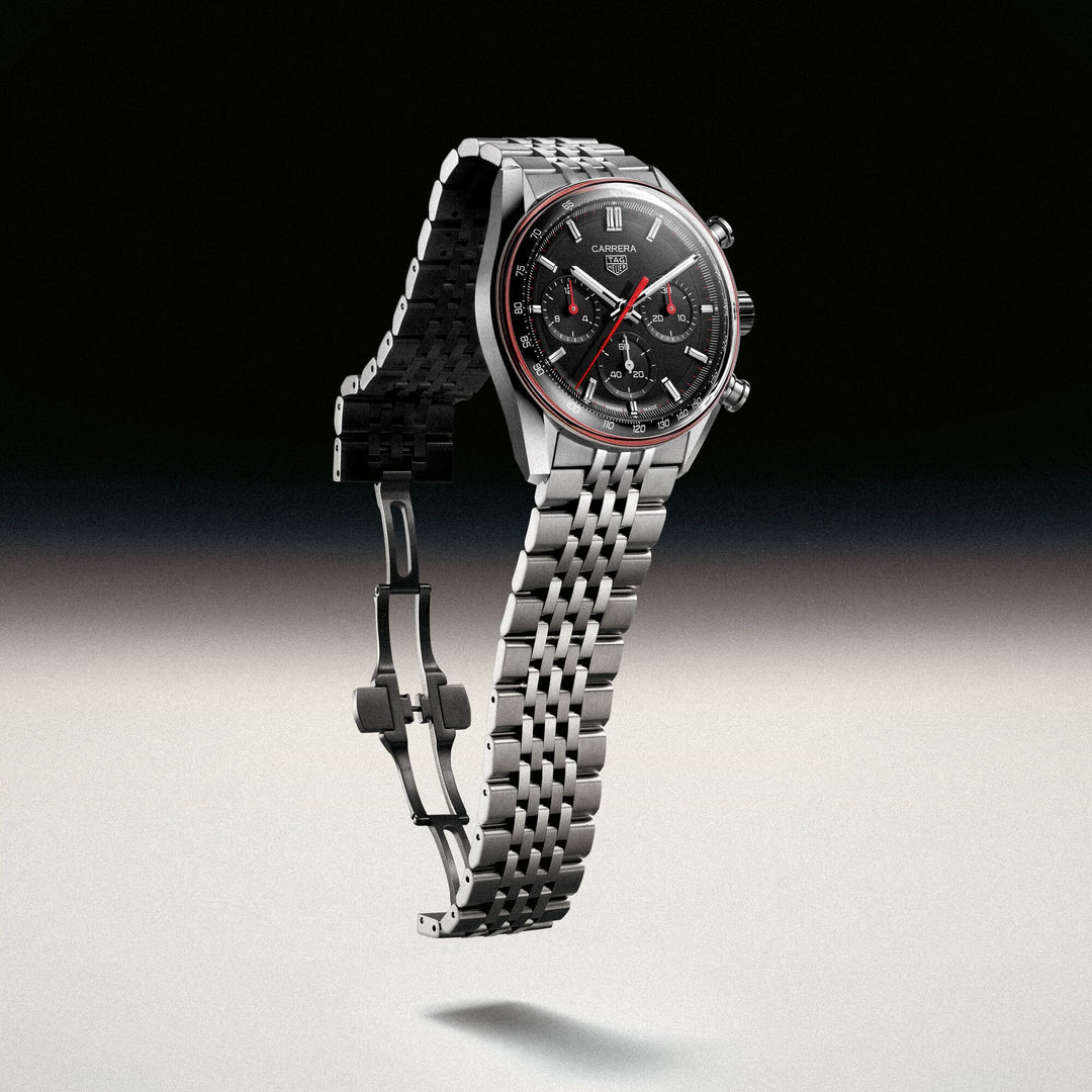 TAG Heuer - Carrera Chronograph - CBS2114.BA0053 – Automatikwerk – schwarz - 41 mm - Herrenuhr