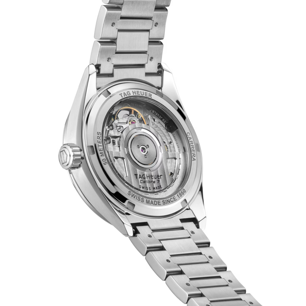 TAG Heuer Carrera Date - WBN2316.BA0001 – Automatikwerk – türkisblau - 36 mm - Damenuhr mit Saphirglasboden